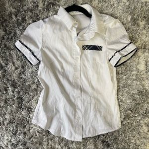 Collared white shirt